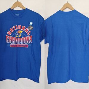 Blue 84 Kansas Jayhawks National Champions‎ Blue Medium Collegiate 2022 Medium M